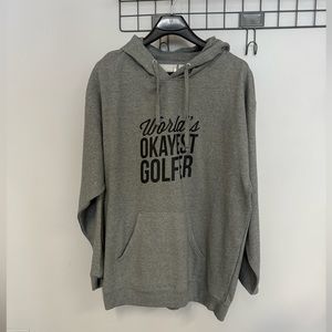 NWOT Independent Trading “World’s Okayest Golfer” hoodie 3XL